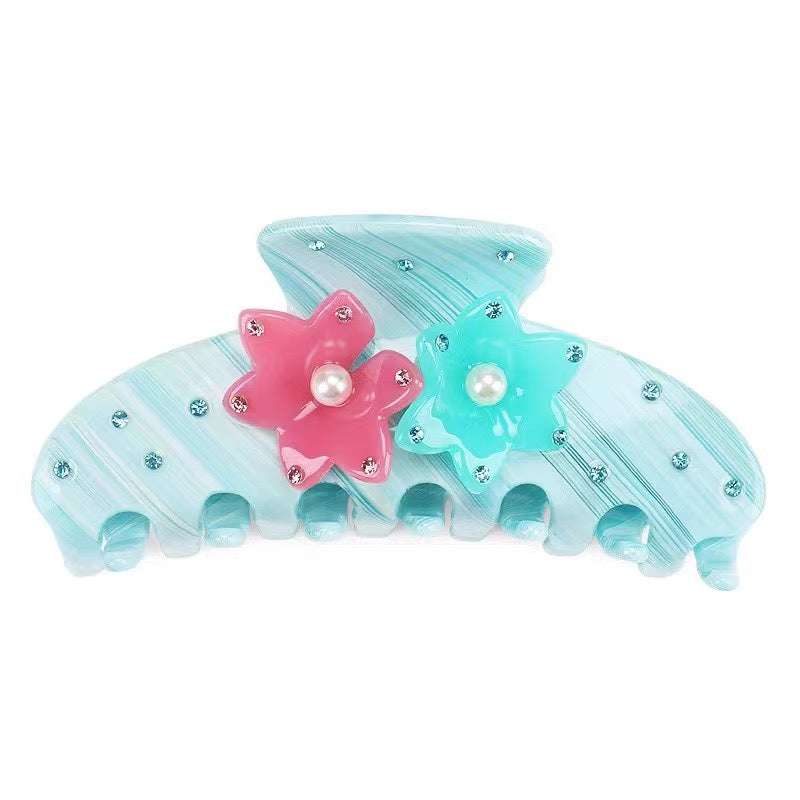 Starry Sweety Jade Hair Claw in Pink