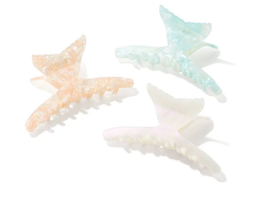 Siren's Serenity Hair Claw in White