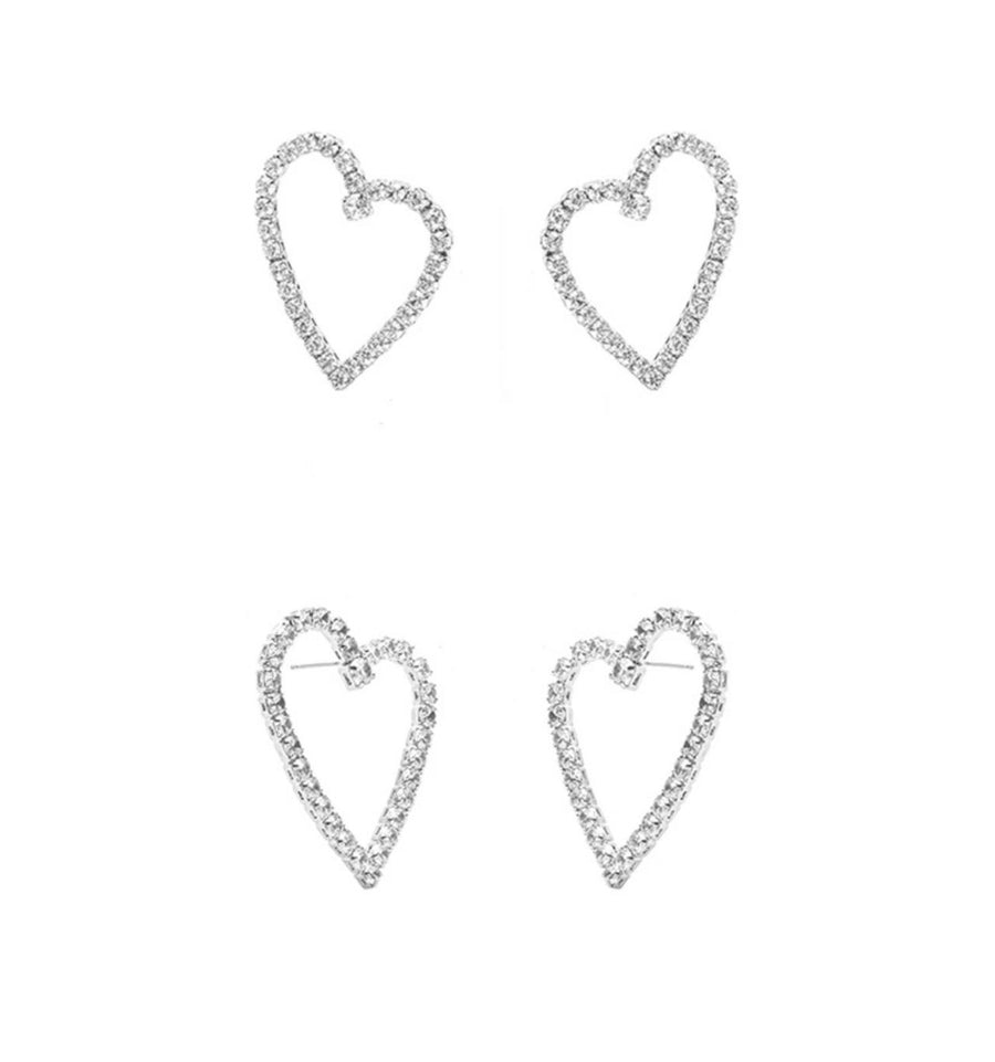 Heart Hoop Earrings