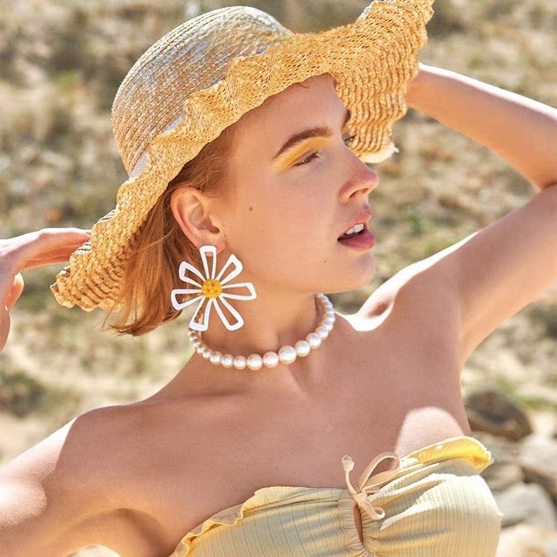 Daisy Floral Earrings