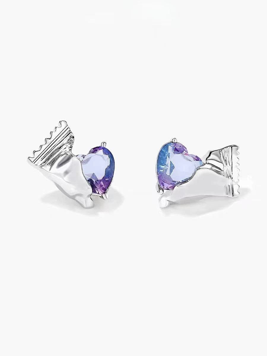 Sweet Heart Stud Earrings.